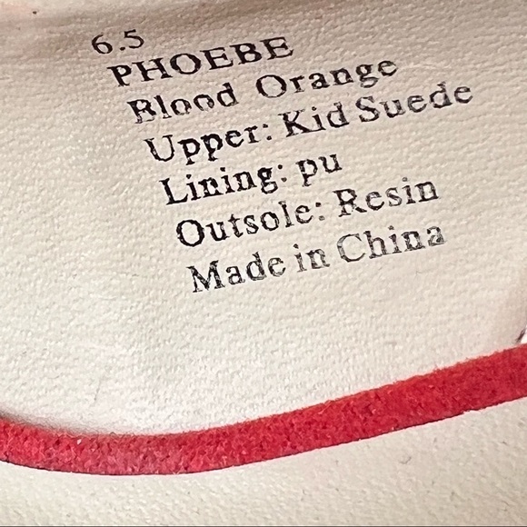 Sole Society Phoebe Slingback Pump Red Sz 6.5 - Picture 8 of 8